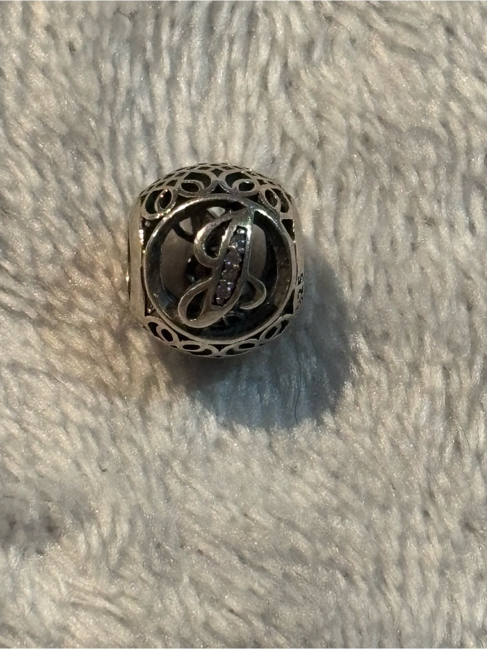 Authentic Pandora Letter J Charm